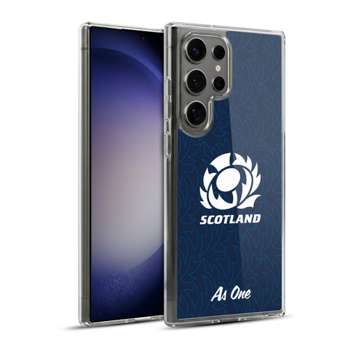 Scotland Rugby Graphics Pattern Soft Gel Case for Samsung Galaxy S23 Ultra 5G & MagSafe
