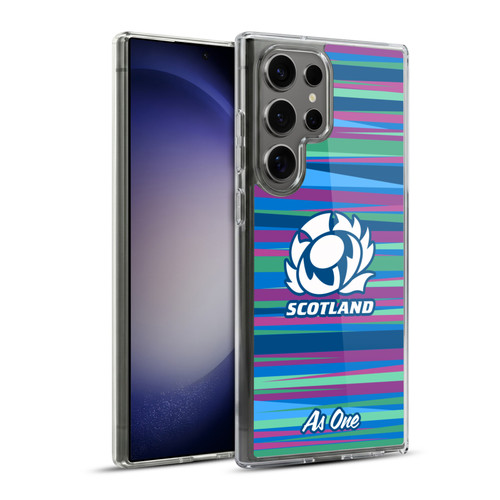 Scotland Rugby Graphics Training Pattern Soft Gel Case for Samsung Galaxy S23 Ultra 5G & MagSafe