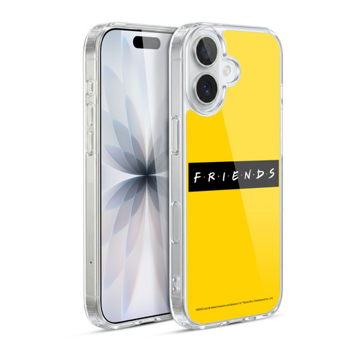 Friends TV Show Logos Pattern Soft Gel Case for Apple iPhone 17