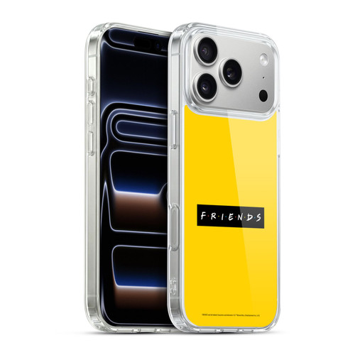 Friends TV Show Logos Pattern Soft Gel Case for Apple iPhone 17 Pro Max