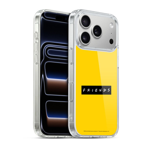 Friends TV Show Logos Pattern Soft Gel Case for Apple iPhone 17 Pro