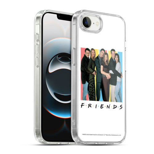 Friends TV Show Logos Cast Soft Gel Case for Apple iPhone 16e / Apple iPhone 17e & MagSafe