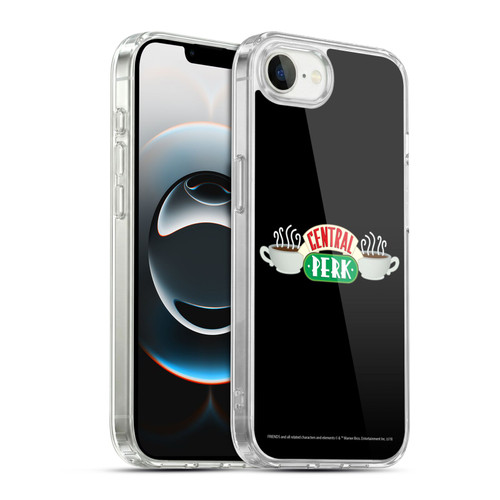 Friends TV Show Logos Central Perk Soft Gel Case for Apple iPhone 16e / Apple iPhone 17e & MagSafe