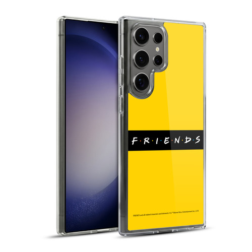 Friends TV Show Logos Pattern Soft Gel Case for Samsung Galaxy S23 Ultra 5G & MagSafe