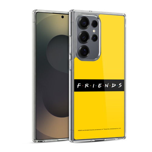 Friends TV Show Logos Pattern Soft Gel Case for Samsung Galaxy S25 Ultra & MagSafe