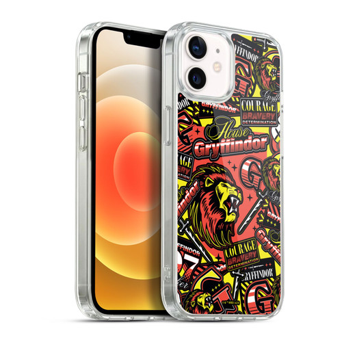 Harry Potter Badge Up House Gryffindor Soft Gel Case for Apple iPhone 12 / iPhone 12 Pro & MagSafe