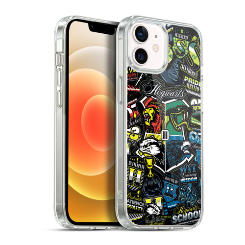 Harry Potter Badge Up Hogwarts Soft Gel Case for Apple iPhone 12 / iPhone 12 Pro & MagSafe