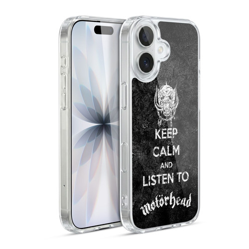 Motorhead Key Art Keep Calm Soft Gel Case for Apple iPhone 17