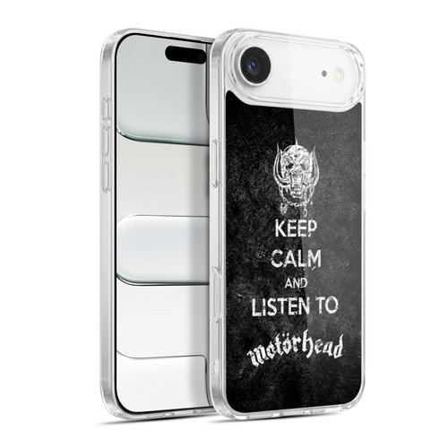 Motorhead Key Art Keep Calm Soft Gel Case for Apple iPhone 17 Air