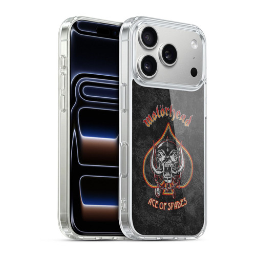 Motorhead Key Art Ace Of Spades Vintage Soft Gel Case for Apple iPhone 17 Pro