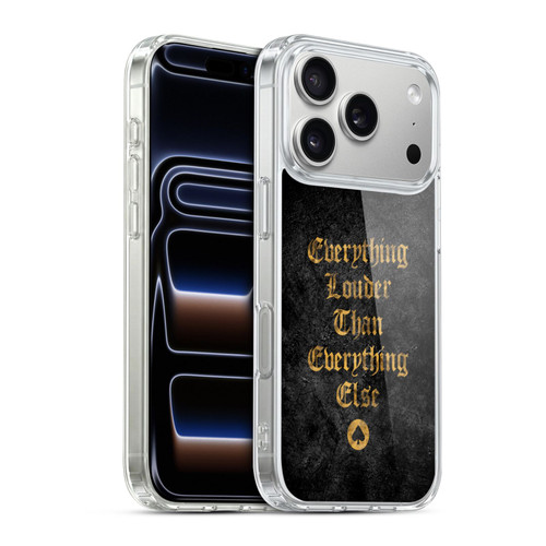 Motorhead Key Art Everything Louder Soft Gel Case for Apple iPhone 17 Pro