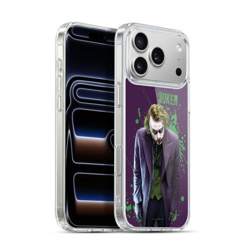 The Dark Knight Graphics Character Art Soft Gel Case for Apple iPhone 17 Pro Max