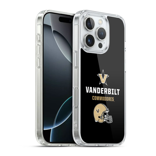 Vanderbilt University Vandy Vanderbilt University Helmet Logotype Soft Gel Case for Apple iPhone 16 Pro & MagSafe