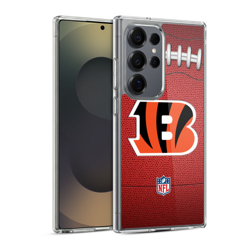 NFL Cincinnati Bengals Graphics Football Soft Gel Case for Samsung Galaxy S25 Ultra & MagSafe