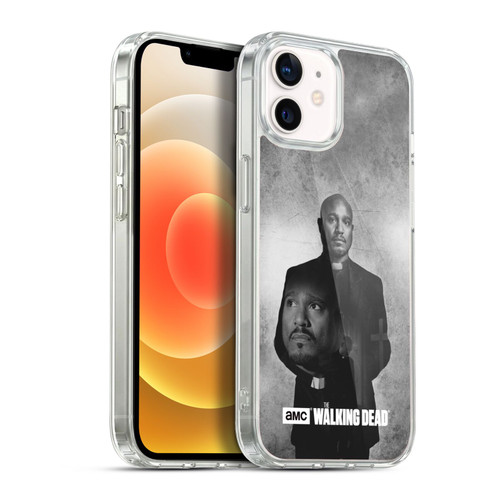 AMC The Walking Dead Double Exposure Gabriel Soft Gel Case for Apple iPhone 12 / iPhone 12 Pro & MagSafe