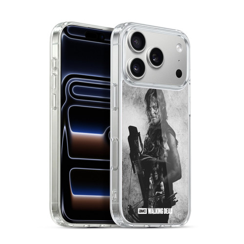 AMC The Walking Dead Double Exposure Daryl Soft Gel Case for Apple iPhone 17 Pro