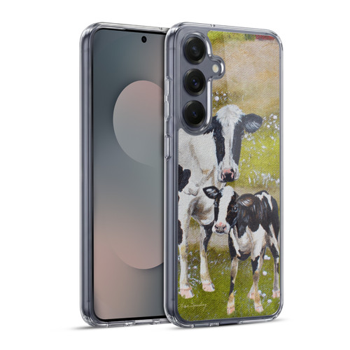 Lisa Sparling Creatures Two Cows Soft Gel Case for Samsung Galaxy S25+ & MagSafe