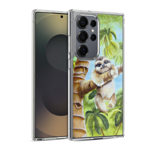 Lisa Sparling Creatures Cutest Sloth Soft Gel Case for Samsung Galaxy S25 Ultra & MagSafe