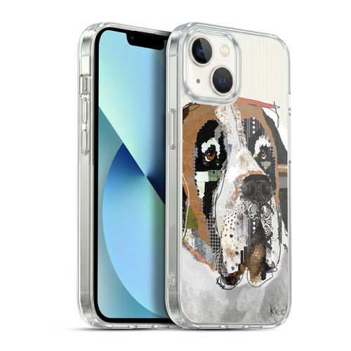 Michel Keck Dogs 2 Saint Bernard Soft Gel Case for Apple iPhone 13