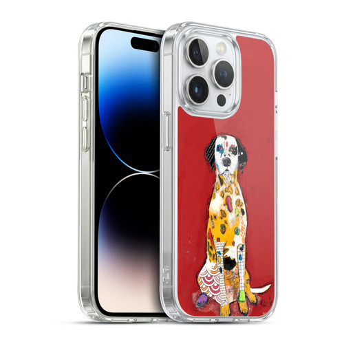 Michel Keck Dogs 2 Dalmatian Soft Gel Case for Apple iPhone 14 Pro & MagSafe
