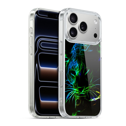 Simone Gatterwe Animals Neon Leopard Soft Gel Case for Apple iPhone 17 Pro