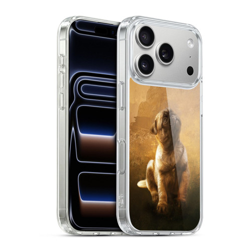 Simone Gatterwe Animals Pug Puppy Soft Gel Case for Apple iPhone 17 Pro