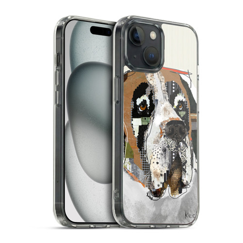Michel Keck Dogs 2 Saint Bernard Soft Gel Case for Apple iPhone 15 & MagSafe