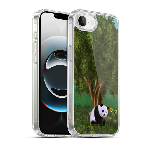 Simone Gatterwe Animals Cute Panda Soft Gel Case for Apple iPhone 16e / Apple iPhone 17e & MagSafe