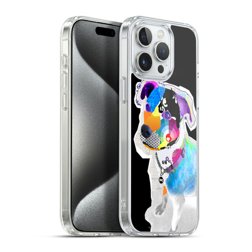 Michel Keck Dogs 2 Pitbull Soft Gel Case for Apple iPhone 15 Pro Max & MagSafe