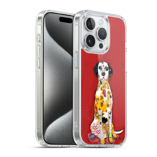Michel Keck Dogs 2 Dalmatian Soft Gel Case for Apple iPhone 15 Pro & MagSafe