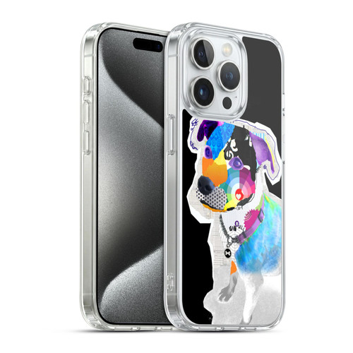 Michel Keck Dogs 2 Pitbull Soft Gel Case for Apple iPhone 15 Pro & MagSafe