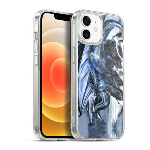 Ruth Thompson Dragons Silverblood Soft Gel Case for Apple iPhone 12 / iPhone 12 Pro & MagSafe