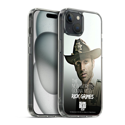 AMC The Walking Dead Rick Grimes Legacy Deputy Hat Soft Gel Case for Apple iPhone 15 Plus & MagSafe