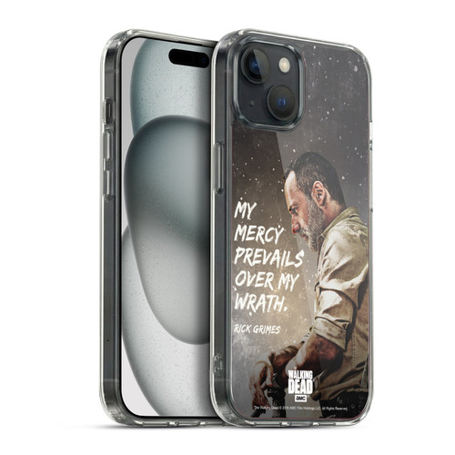 AMC The Walking Dead Rick Grimes Legacy Mercy Prevails Soft Gel Case for Apple iPhone 15 Plus & MagSafe