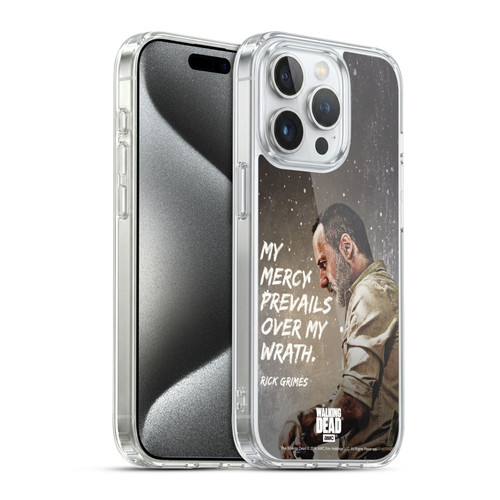 AMC The Walking Dead Rick Grimes Legacy Mercy Prevails Soft Gel Case for Apple iPhone 15 Pro & MagSafe