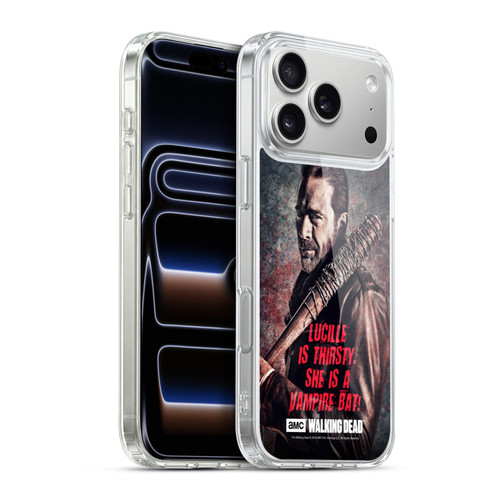 AMC The Walking Dead Negan Lucille Vampire Bat Soft Gel Case for Apple iPhone 17 Pro Max