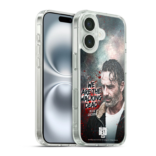 AMC The Walking Dead Rick Grimes Legacy Quote Soft Gel Case for Apple iPhone 16 & MagSafe