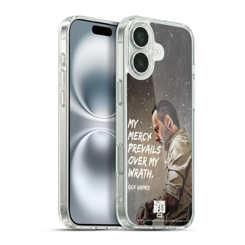 AMC The Walking Dead Rick Grimes Legacy Mercy Prevails Soft Gel Case for Apple iPhone 16 Plus & MagSafe