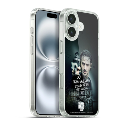 AMC The Walking Dead Rick Grimes Legacy Question Soft Gel Case for Apple iPhone 16 Plus & MagSafe