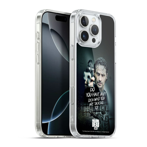 AMC The Walking Dead Rick Grimes Legacy Question Soft Gel Case for Apple iPhone 16 Pro Max & MagSafe