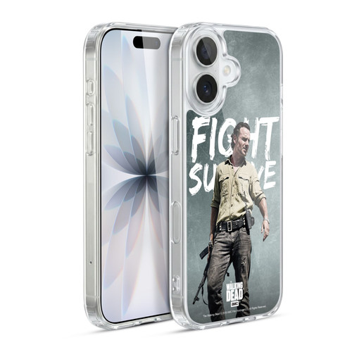 AMC The Walking Dead Rick Grimes Legacy Fight Survive Soft Gel Case for Apple iPhone 17