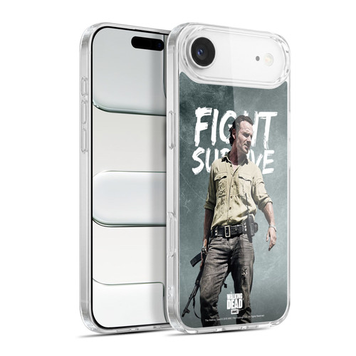 AMC The Walking Dead Rick Grimes Legacy Fight Survive Soft Gel Case for Apple iPhone 17 Air