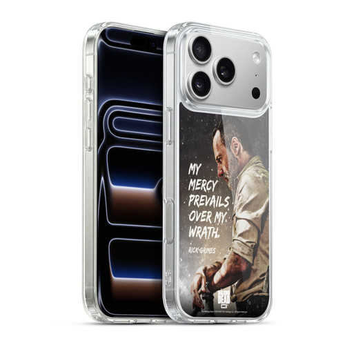AMC The Walking Dead Rick Grimes Legacy Mercy Prevails Soft Gel Case for Apple iPhone 17 Pro Max