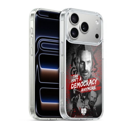 AMC The Walking Dead Rick Grimes Legacy Democracy Soft Gel Case for Apple iPhone 17 Pro