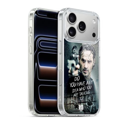 AMC The Walking Dead Rick Grimes Legacy Question Soft Gel Case for Apple iPhone 17 Pro