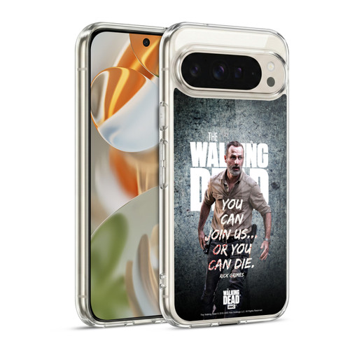 AMC The Walking Dead Rick Grimes Legacy Join Us Soft Gel Case for Google Pixel 9 / Pixel 9 Pro