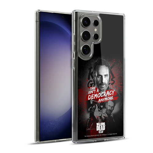 AMC The Walking Dead Rick Grimes Legacy Democracy Soft Gel Case for Samsung Galaxy S23 Ultra 5G & MagSafe