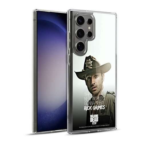 AMC The Walking Dead Rick Grimes Legacy Deputy Hat Soft Gel Case for Samsung Galaxy S23 Ultra 5G & MagSafe