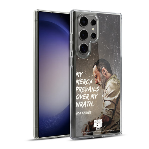AMC The Walking Dead Rick Grimes Legacy Mercy Prevails Soft Gel Case for Samsung Galaxy S23 Ultra 5G & MagSafe
