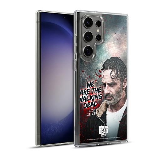 AMC The Walking Dead Rick Grimes Legacy Quote Soft Gel Case for Samsung Galaxy S23 Ultra 5G & MagSafe